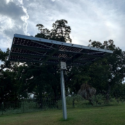 Helical solar installation