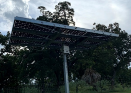 Helical solar installation