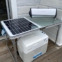 Solar table and cooler