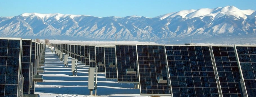 a solar panel array