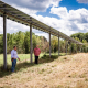 People Under Solar Panels