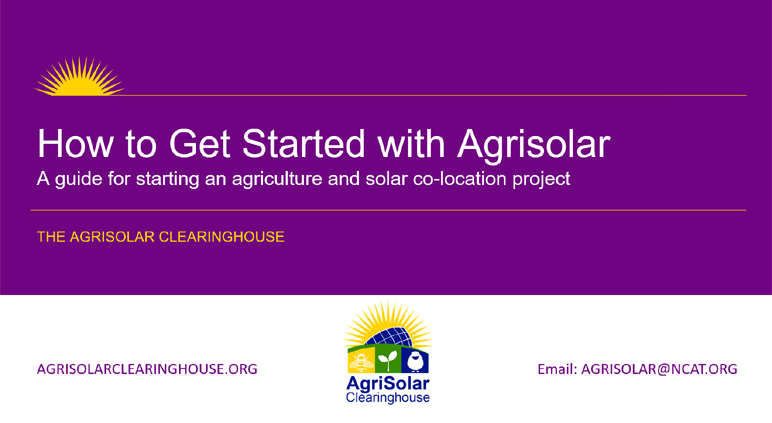 Getting Started with Agrisolar thumbnail image