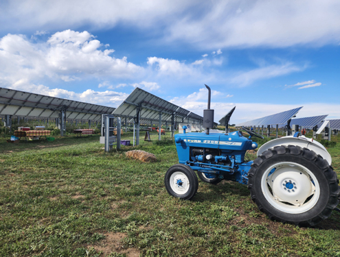 Blue Tractor